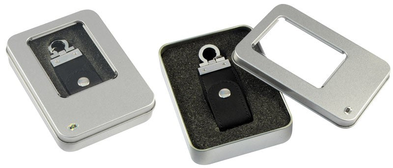 Llavero Pendrive 4GB Simil Cuero
