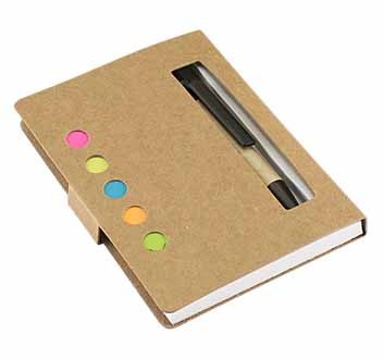 Memo Set Ecológico con Bolígrafo