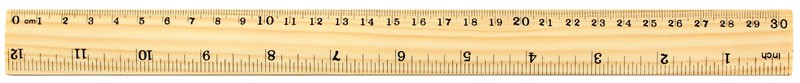 Regla de Madera 30 cm