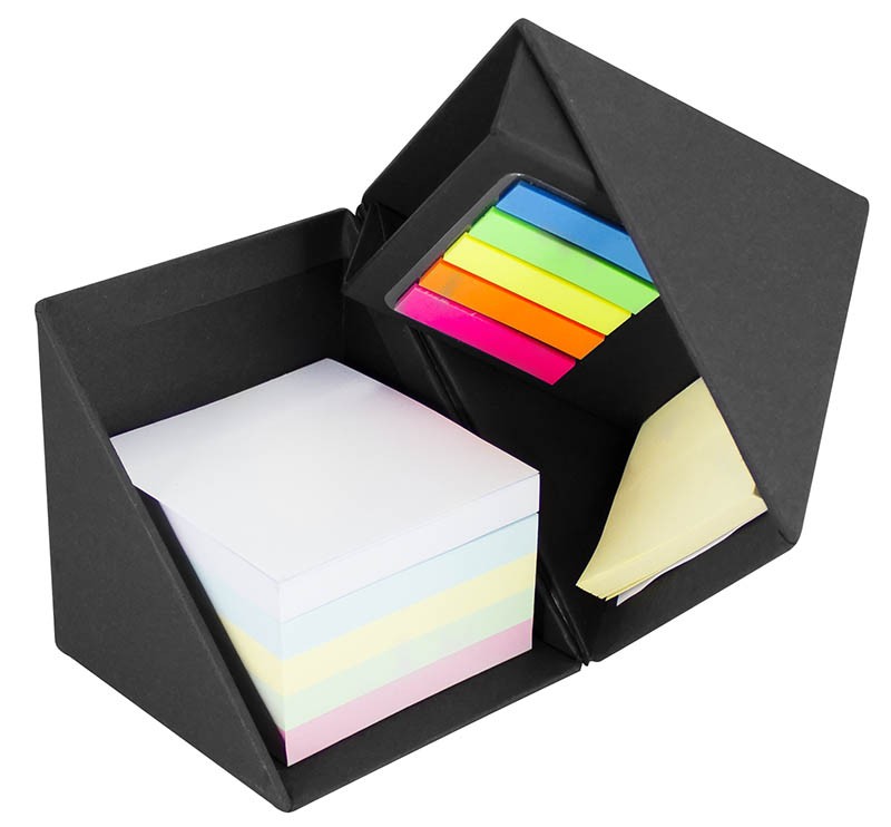 Memo Set Cubo Ecológico con Porta Lápices