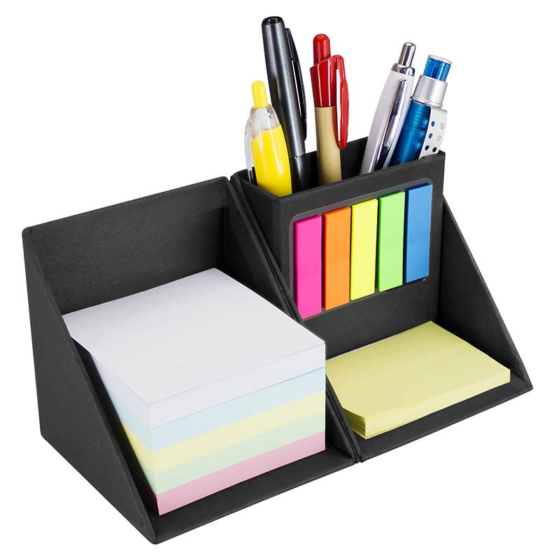 Memo Set Cubo Ecológico con Porta Lápices