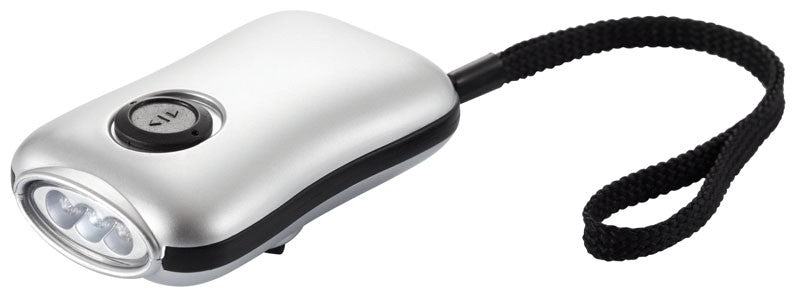 Linterna 3 LED con Dínamo