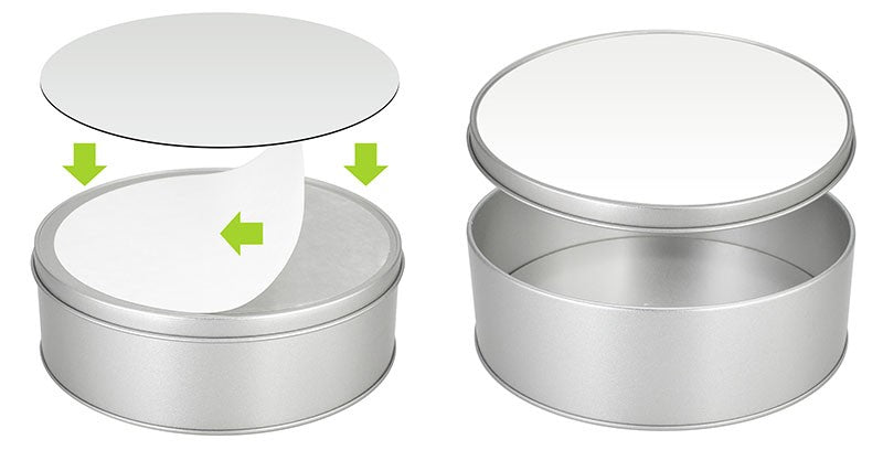 Caja Metálica Redonda Sublimación