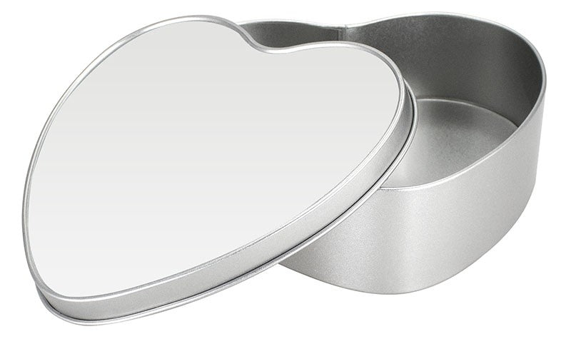Caja Metálica Corazón Sublimación