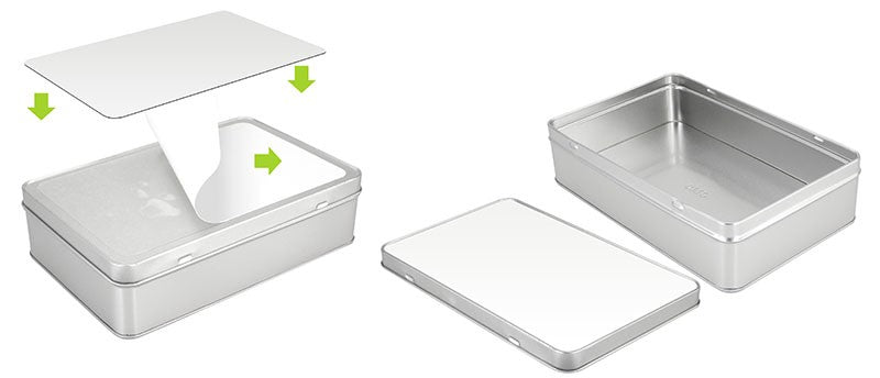 Caja Metálica Rectangular Sublimación