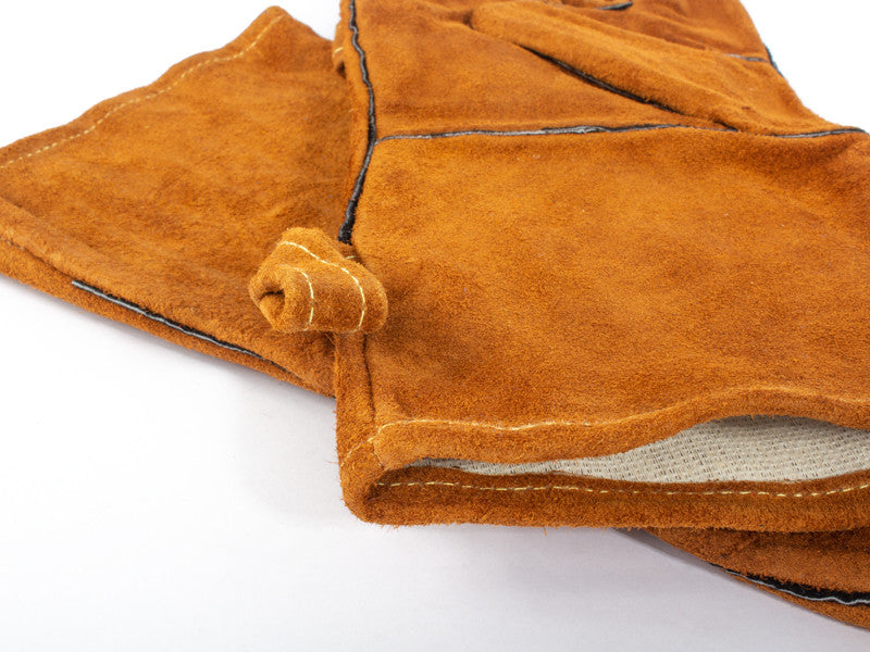 Par de Guantes de Cuero Gamuza