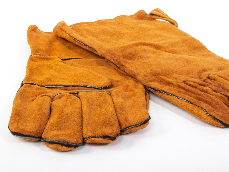 Par de Guantes de Cuero Gamuza