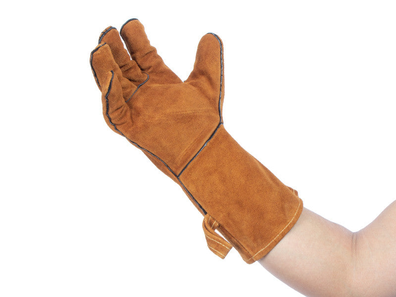 Par de Guantes de Cuero Gamuza