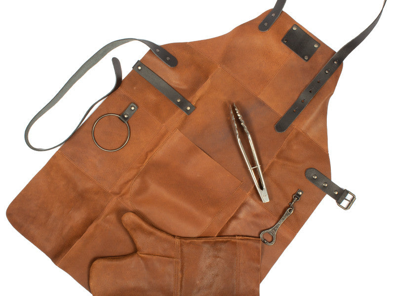 Set Asador de Gamuza de Búfalo