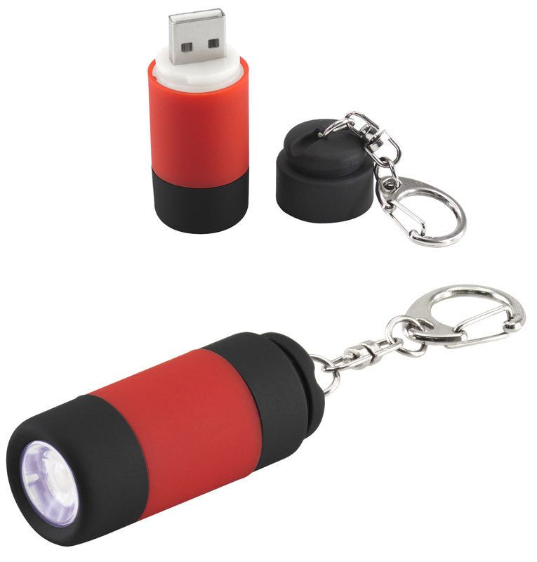 Llavero Linterna LED Cargador USB