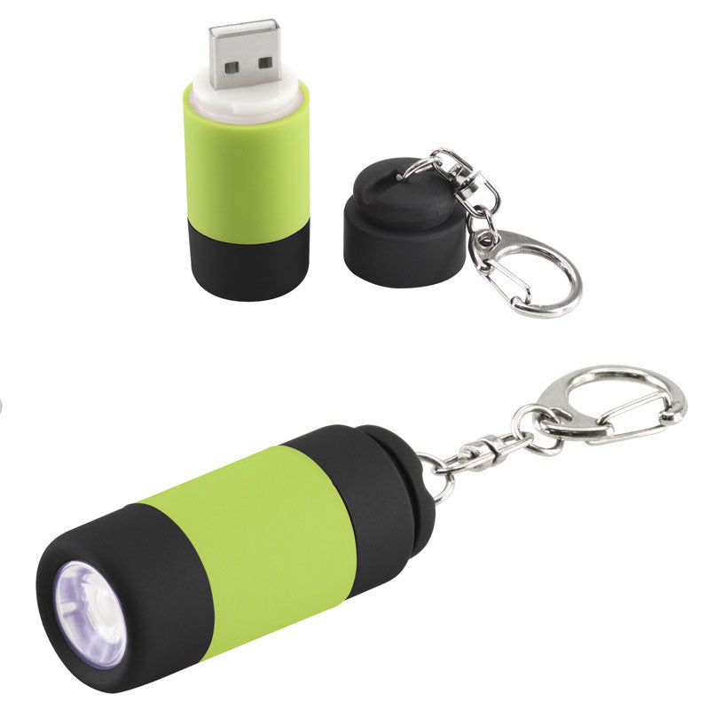 Llavero Linterna LED Cargador USB