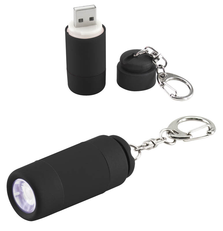 Llavero Linterna LED Cargador USB