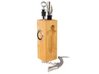 Set de Vino rectangular de Bamboo