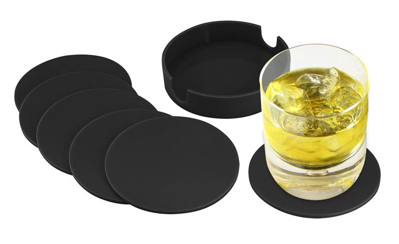 Set de Posavasos Plásticos Redondos