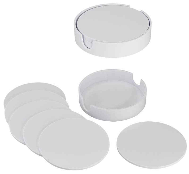 Set de Posavasos Plásticos Redondos