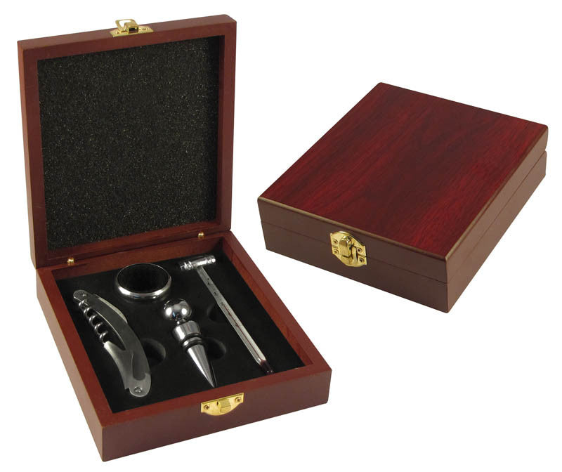 Set de Vino en Caja de Madera