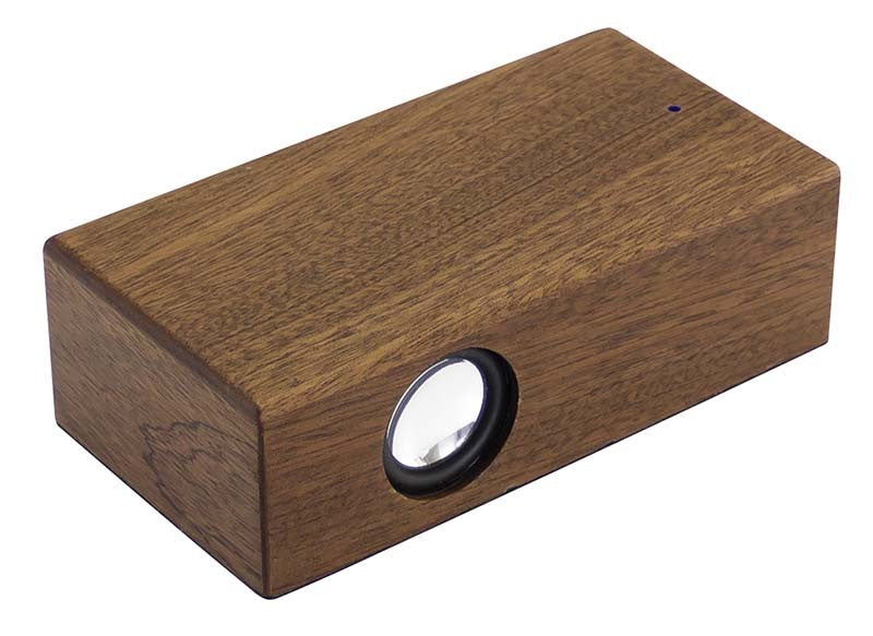 Parlante Grande Inducción Madera Nogal