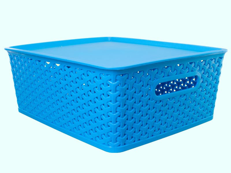 Canasto Plástico 15 lt con Tapa