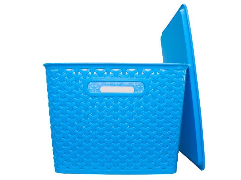 Canasto Plástico 24 lt con Tapa