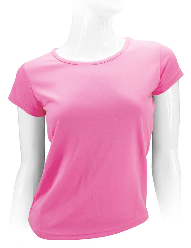 Polera Manga Corta Poliéster Mujer
