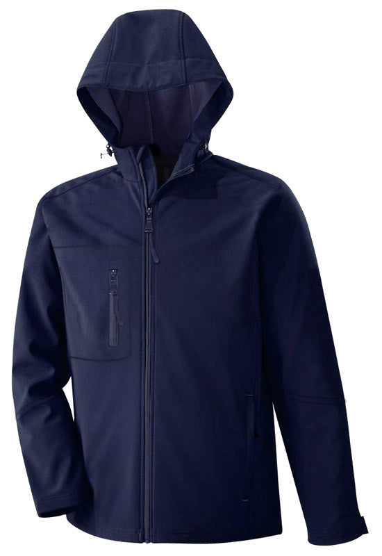 Chaqueta con Gorro Softshell Hombre Manga Larga