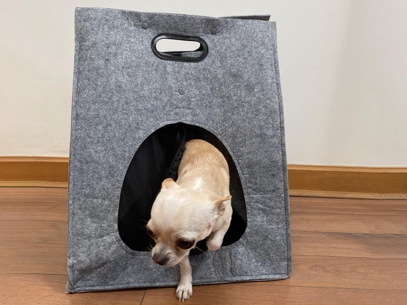 Bolso de Fieltro Porta Mascota