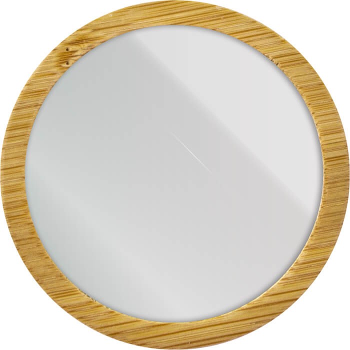Espejo Circular Bambú