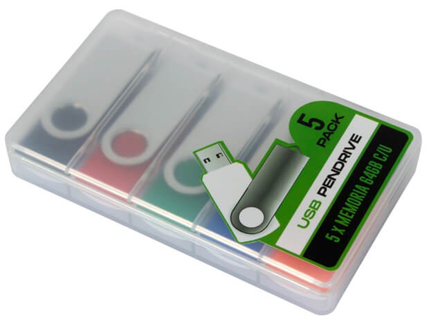 Set 5 USB Pendrive 64GB