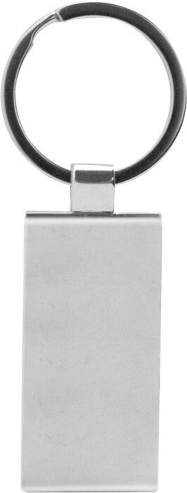 Llavero de Bamboo Metal Tag