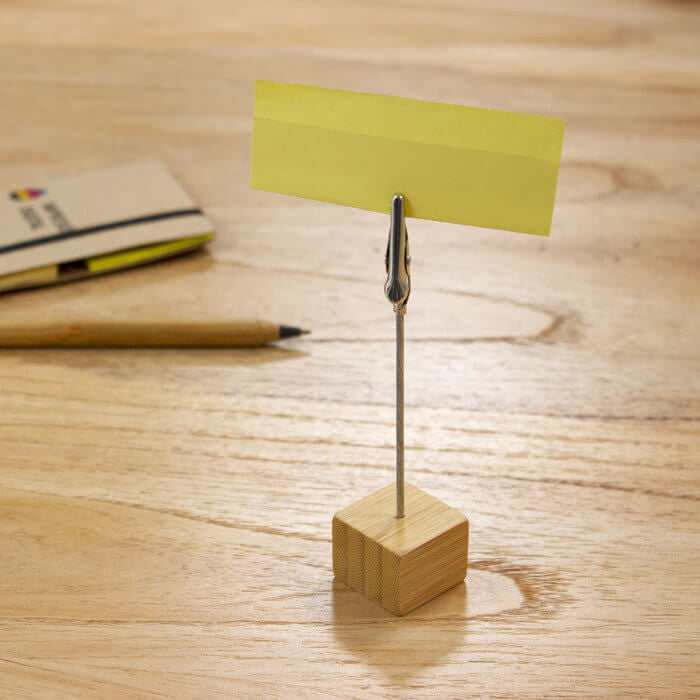 Memo Clip de Escritorio Bambstick