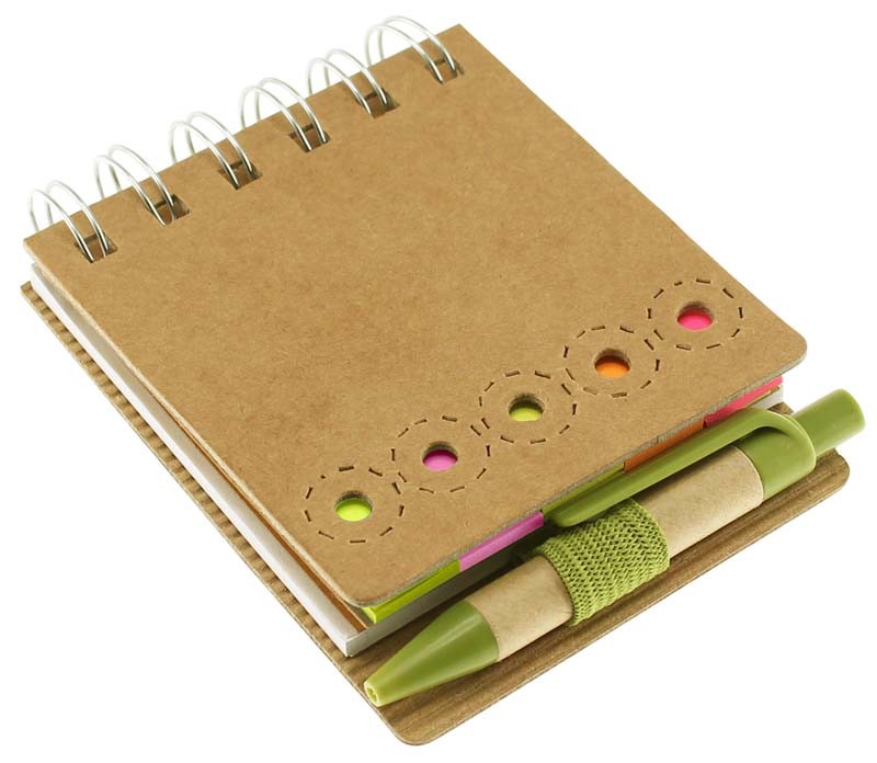 Memo Set Ecológico con Bolígrafo