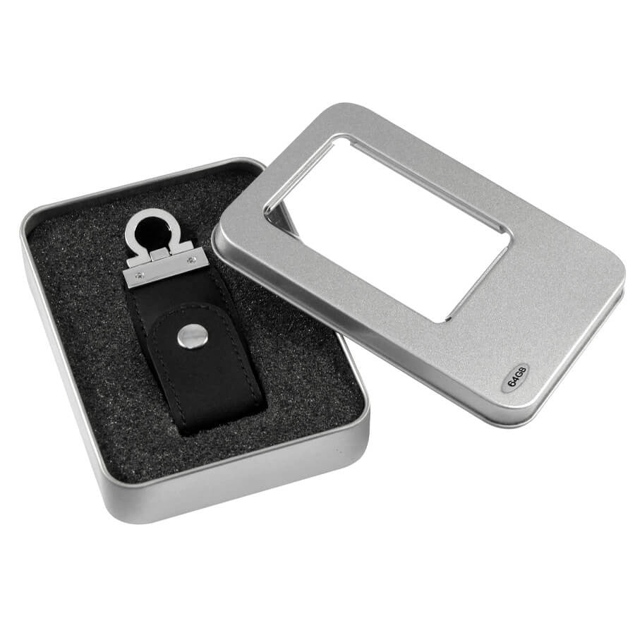 Llavero Pendrive 64GB de Cuero