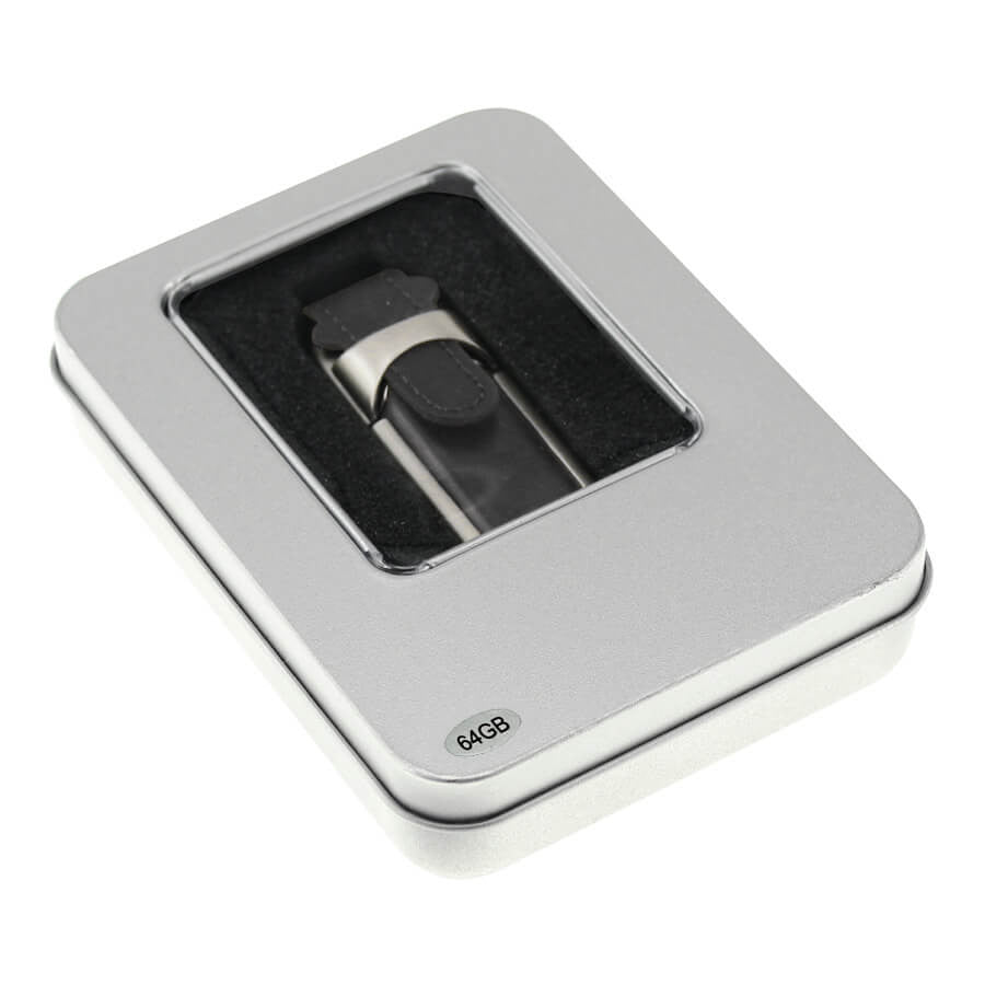 Pendrive 64GB de Cuero