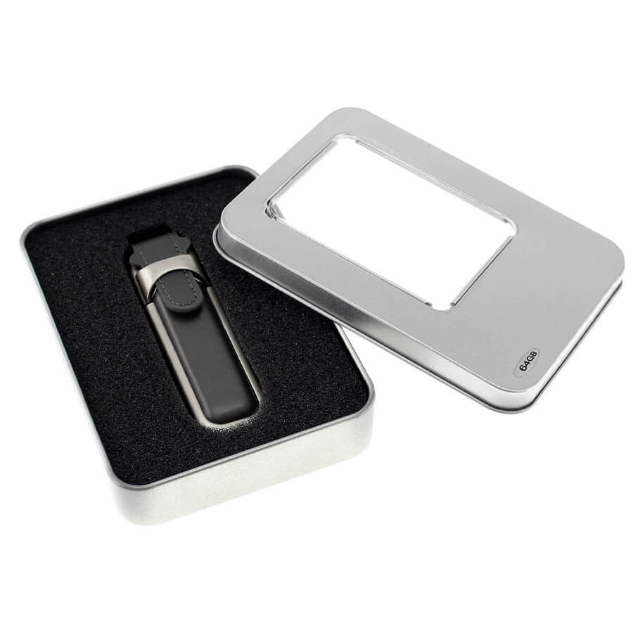 Pendrive 64GB de Cuero