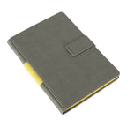 Cuaderno A5 Gris PU Tapa Dura
