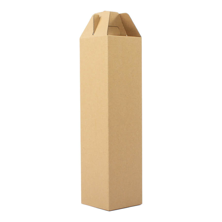 Caja Autoarmable con Asas 1 Botella de Vino