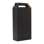 Caja de Cartón con Asas, 2 Botellas de Vino