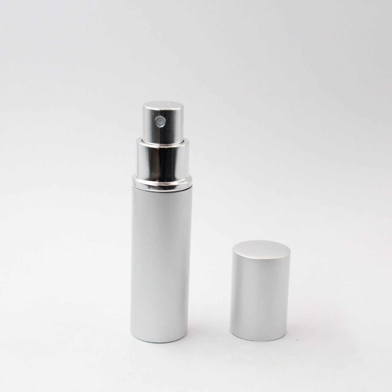 FRASCO PERFUMERO METALICO PLATEADO 10ML