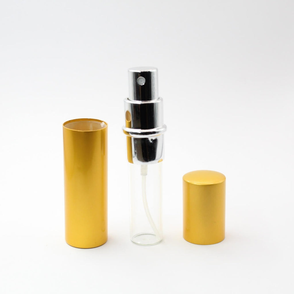 FRASCO PERFUMERO METALICO DORADO 10ML