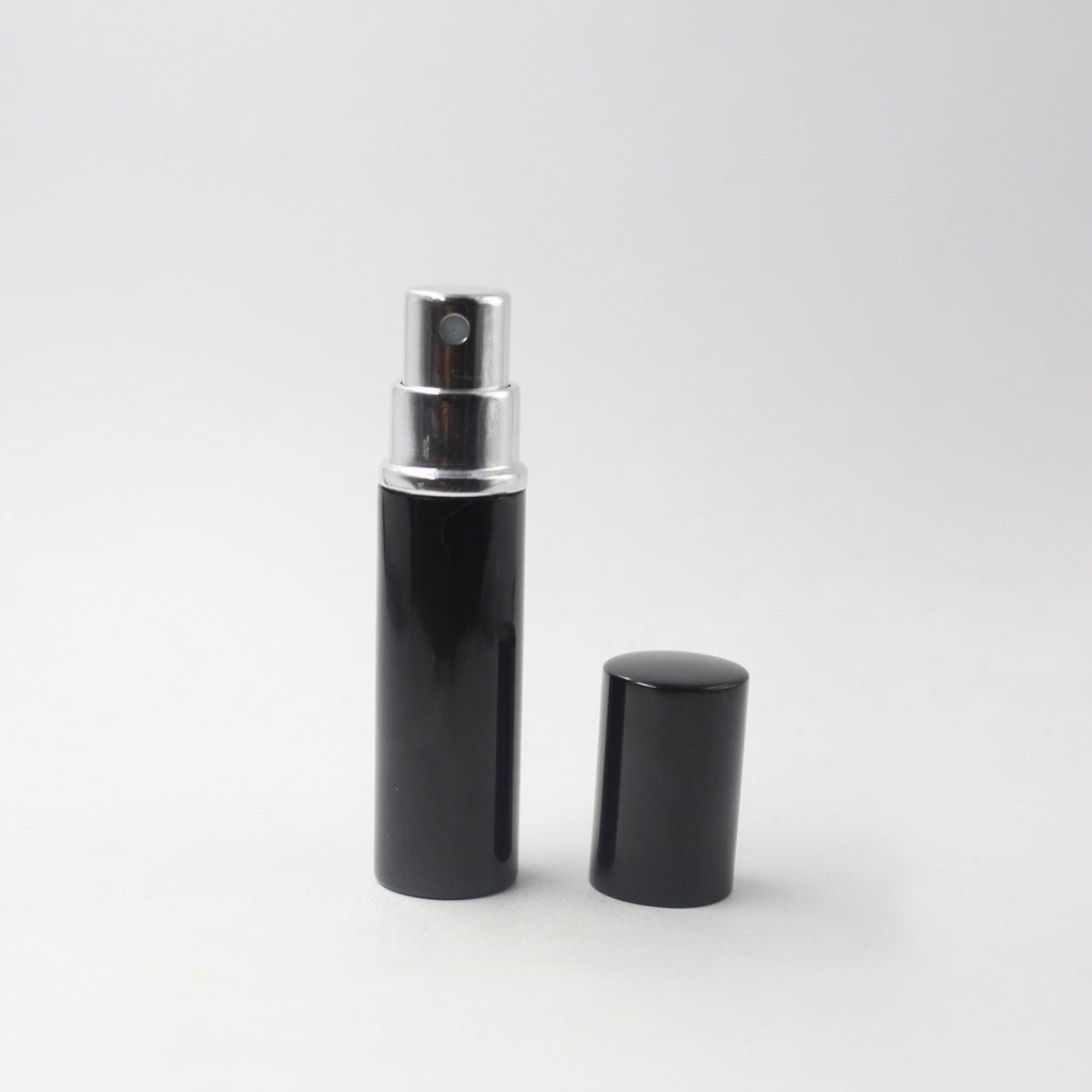 FRASCO PERFUMERO METALICO NEGRO 10ML