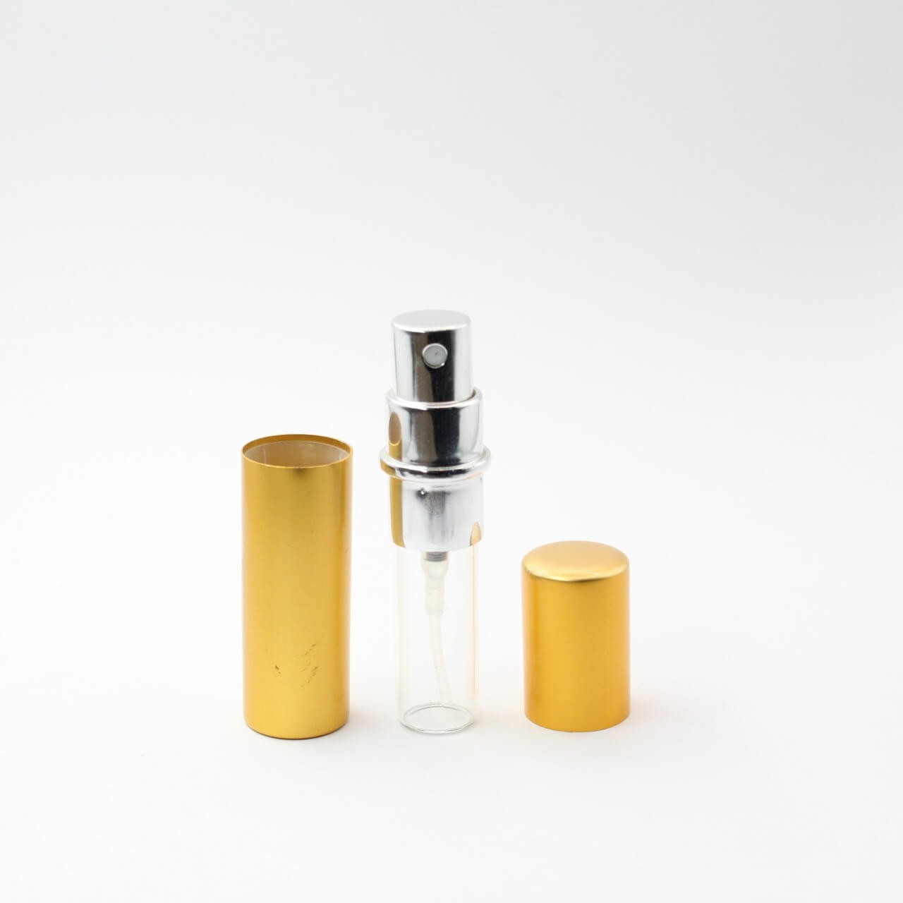 FRASCO PERFUMERO METALICO DORADO 5ML