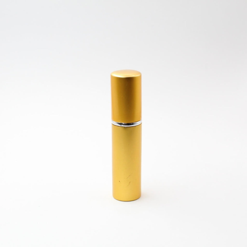 FRASCO PERFUMERO METALICO DORADO 5ML