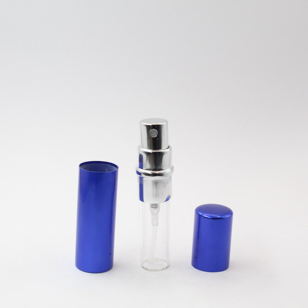 FRASCO PERFUMERO METALICO AZUL 5ML