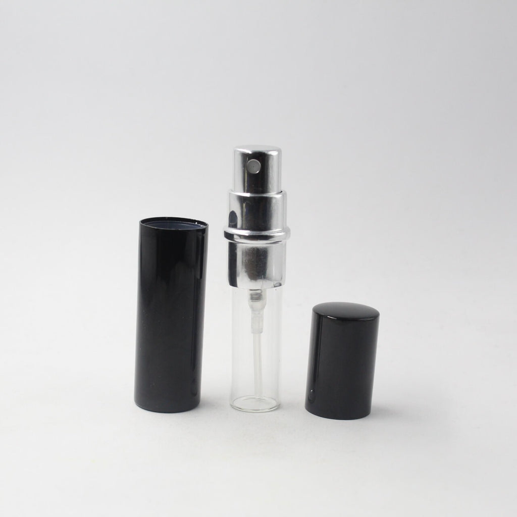 FRASCO PERFUMERO METALICO NEGRO 5ML