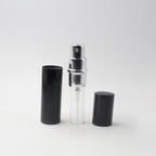 FRASCO PERFUMERO METALICO NEGRO 5ML