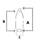 BOTELLA ALUMINIO 1.145GR 20/410 35X87 60ML
