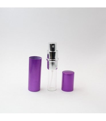 FRASCO PERFUMERO METALICO NEGRO 10ML