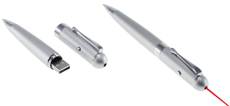 Bolígrafo Láser con Pendrive 8GB