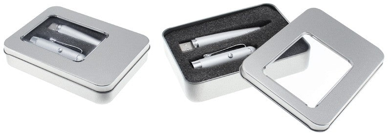 Bolígrafo Láser con Pendrive 8GB