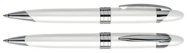 Bolígrafo Metálico White Pearl